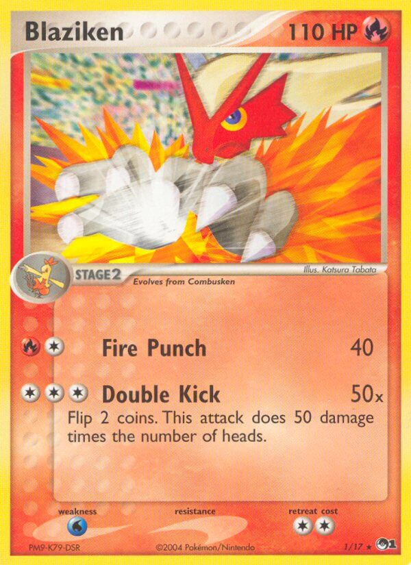 POP Series 1 Blaziken [Holo] Pokémon card